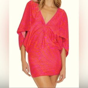 TrinaTurk TRELLIS SWIM Tunic Dress